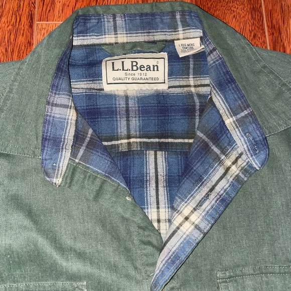 VINTAGE L.L BEAN INSULATED LS JACKET SIZE L - Picture 2 of 4
